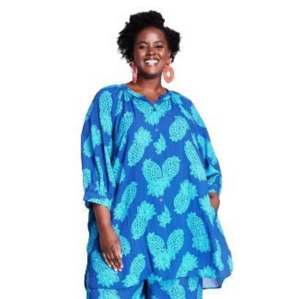 Tabitha Brown X Target Coverup Shirt Dress Tunic XS